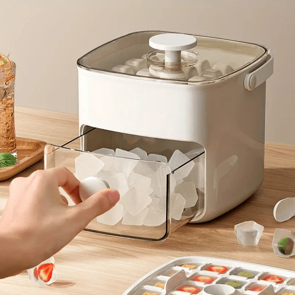 ChillPress™ — Bac à Glaçons avec Libération Rapide ❄️