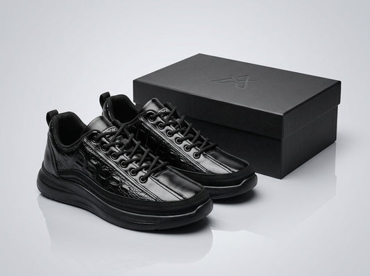 NoirDominant™ Sneakers Luxe Homme
