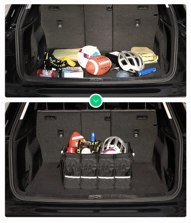 multi-functional trunk organizer black