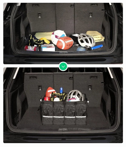 multi-functional trunk organizer black