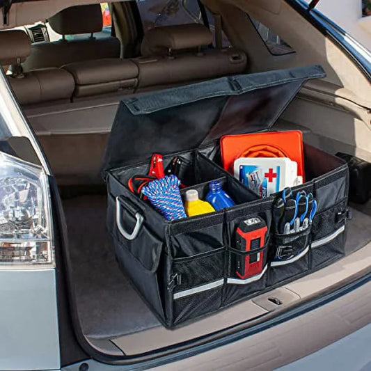 multi-functional trunk organizer black